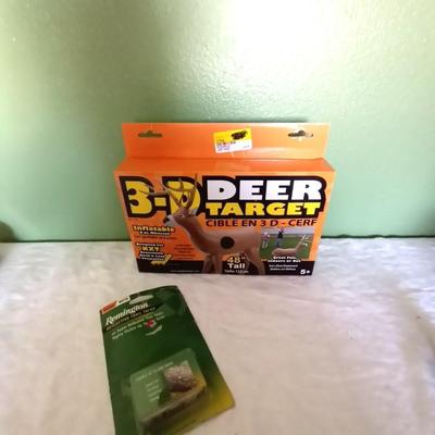 48: TALL 3D DEER TARGETS AND REFLECTIVE TRAIL TACKS