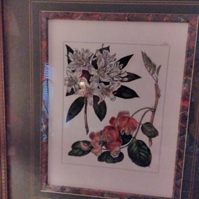 Gorgeous Print With Exquisite Frame and Mats