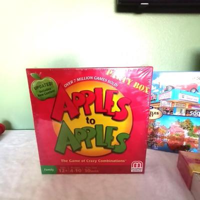 NEW APPLES TO APPLES GAME-FOUR NEW PUZZLES AND BRAIN QUEST