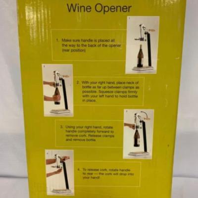 RARE Bon Ton & Elder-Beerman The Connoisseur Countertop Wine Opener - New In Box