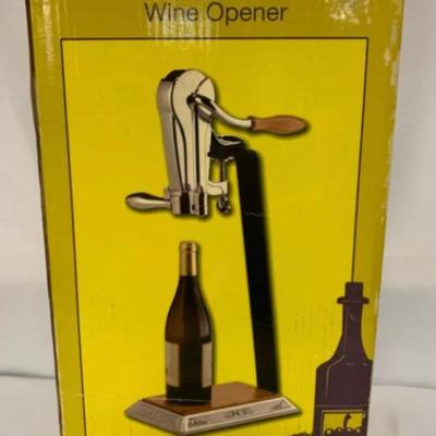 RARE Bon Ton & Elder-Beerman The Connoisseur Countertop Wine Opener - New In Box