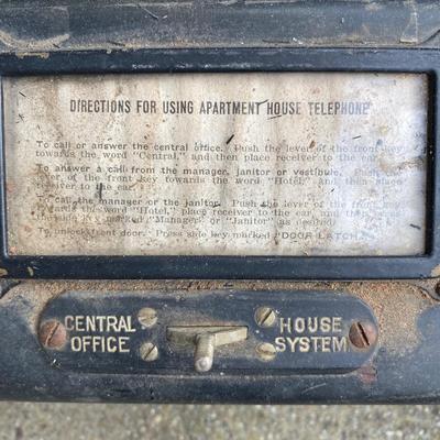 2 Vintage Apartment Intercoms