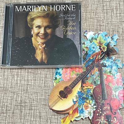 Lot 31  Marilyn Horne Opera CD w/Signed Greeting Card
