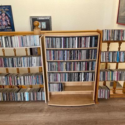 Lot 36 Collection of CDS Hundreds Rock Classical Jazz Soundtracks Symphonies