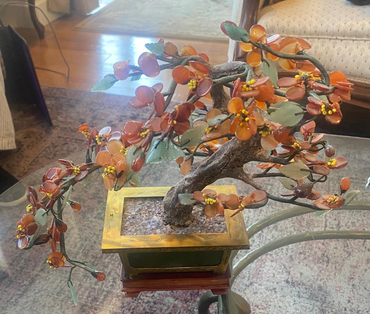 Jade/stone Bonsai Tree