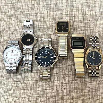 Lot 51 Group Mens Watches (6) Quartz Sieko Timex Lorus