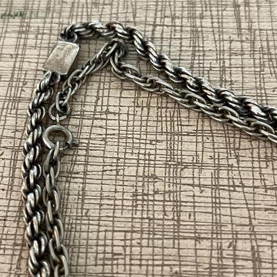 Lot 59 Assorted Jewelry Indian Head Penny Tie Tac & Bracelet Sterling Chains