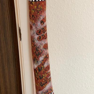 Lot 62 Digeriedoo Australia Aboriginal Music Instrument Custom Made 50" Tall