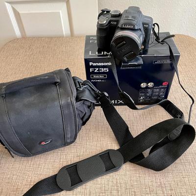 Lot 69 Panasonic Lumix Digital 35mm Camera FZ-35 With Carry Case