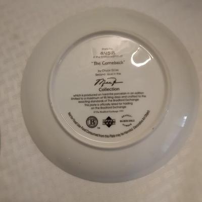 TWO NUMBERED NBA COLLCTOR PLATES