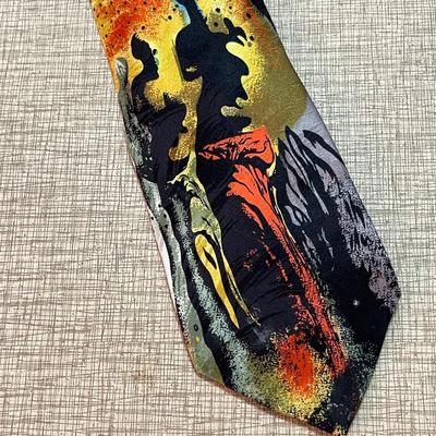 Lot 73 Vintage Salvador Dali Silk Tie "Hallucinogenic Toreador"