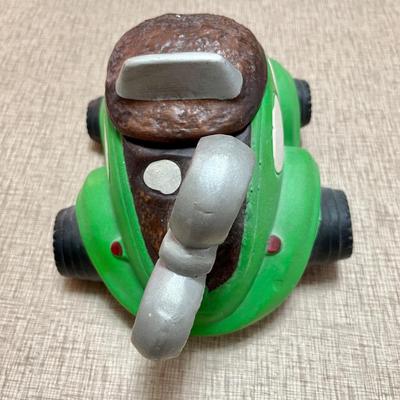 Lot 76 Vintage VW Bug Cookie Jar With Wind Up Key Volkswagen Hand Painted