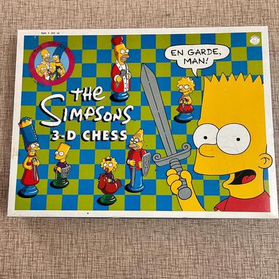 Lot 85 Simpsons 1991 3-D Chess Set Bart Lisa Homer Marge Maggie
