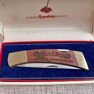 Lot 86 Gerber Legendary Blades Pocket Knife 1976 American Bicentennial