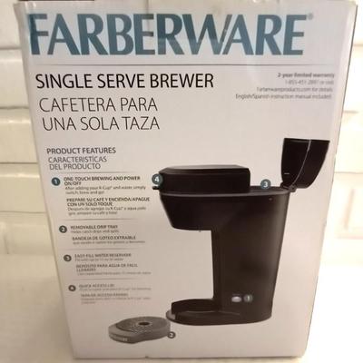 NEW IN BOX FARERWARE SINGLE CUP BREWER