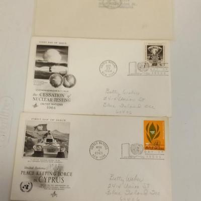 LOT 64  FIRST DAY COVERS