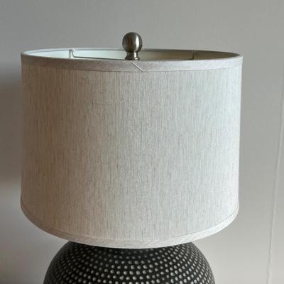 Large Bulb Shaped Ceramic Table Lamp (LR-RG)
