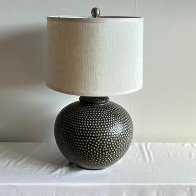 Large Bulb Shaped Ceramic Table Lamp (LR-RG)