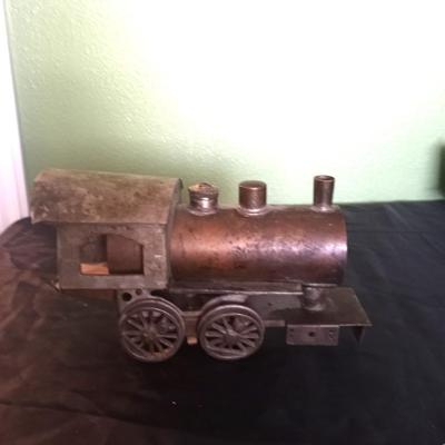 2 VINTAGE METAL TRAINS