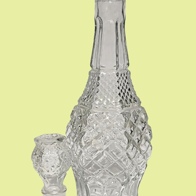 Vintage Anchor Hocking Wexford Decanter & Stopper