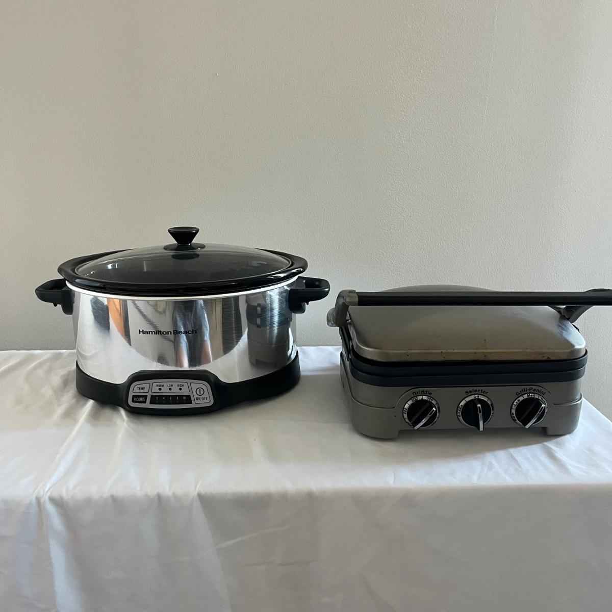 Cuisinart Griddler & Hamilton Beach Slow Cooker (LMG)