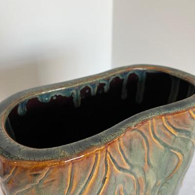 Large Wood Grain Pottery Vase (LR-RG)