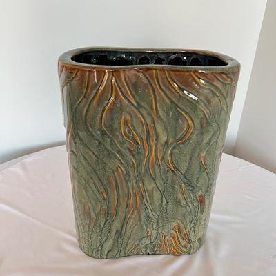 Large Wood Grain Pottery Vase (LR-RG)
