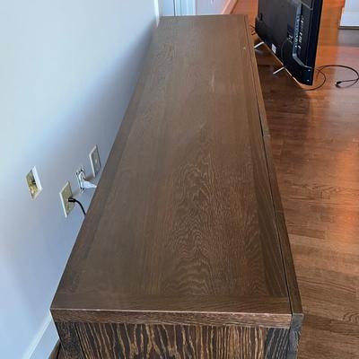 MCM Style Live Edge Wood Sideboard Cabinet (LR-RG)