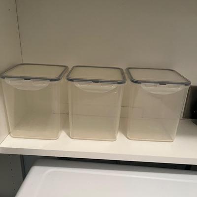 Trinity Glass Canisters & Lock and Lock Containers (L-MG)