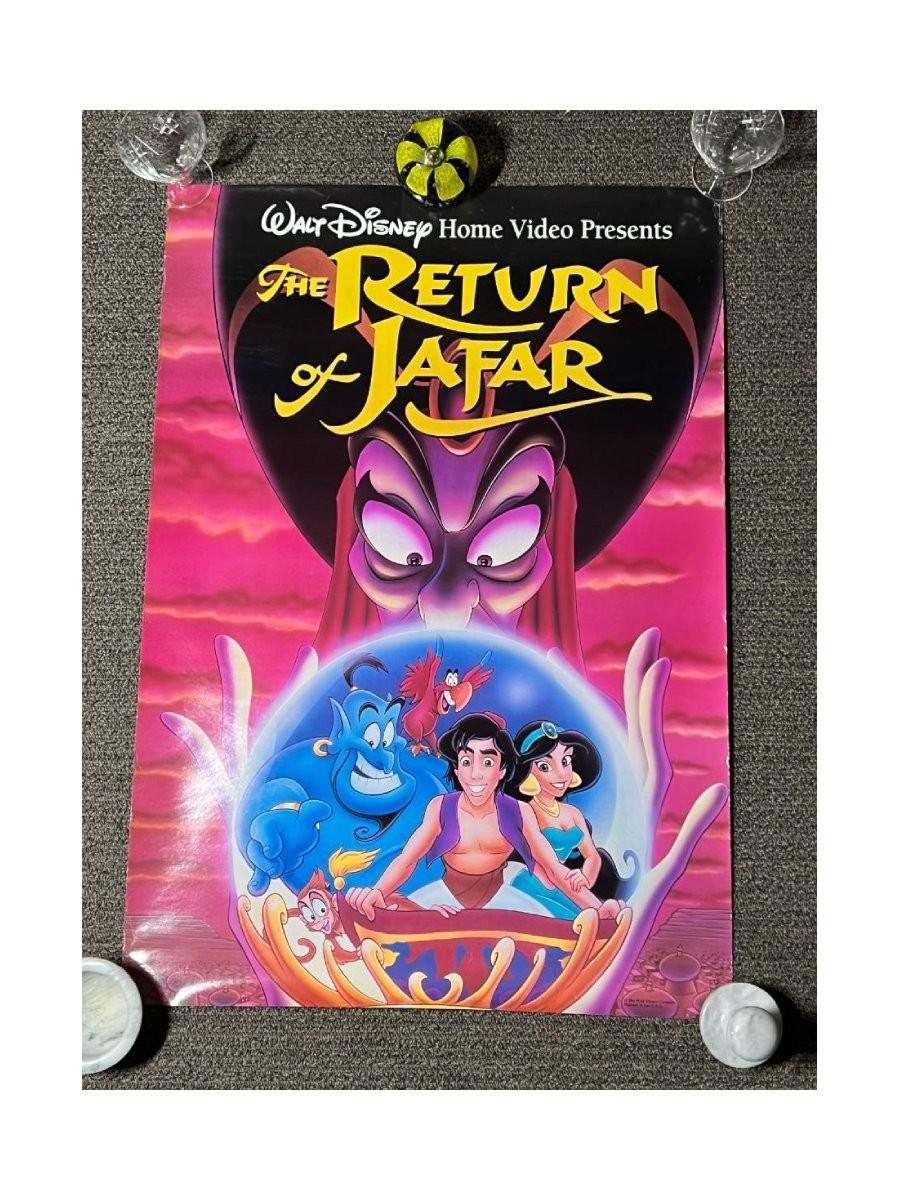 Walt Disney Home Video The Return of Jafar Aladdin Genie Movie Poster
