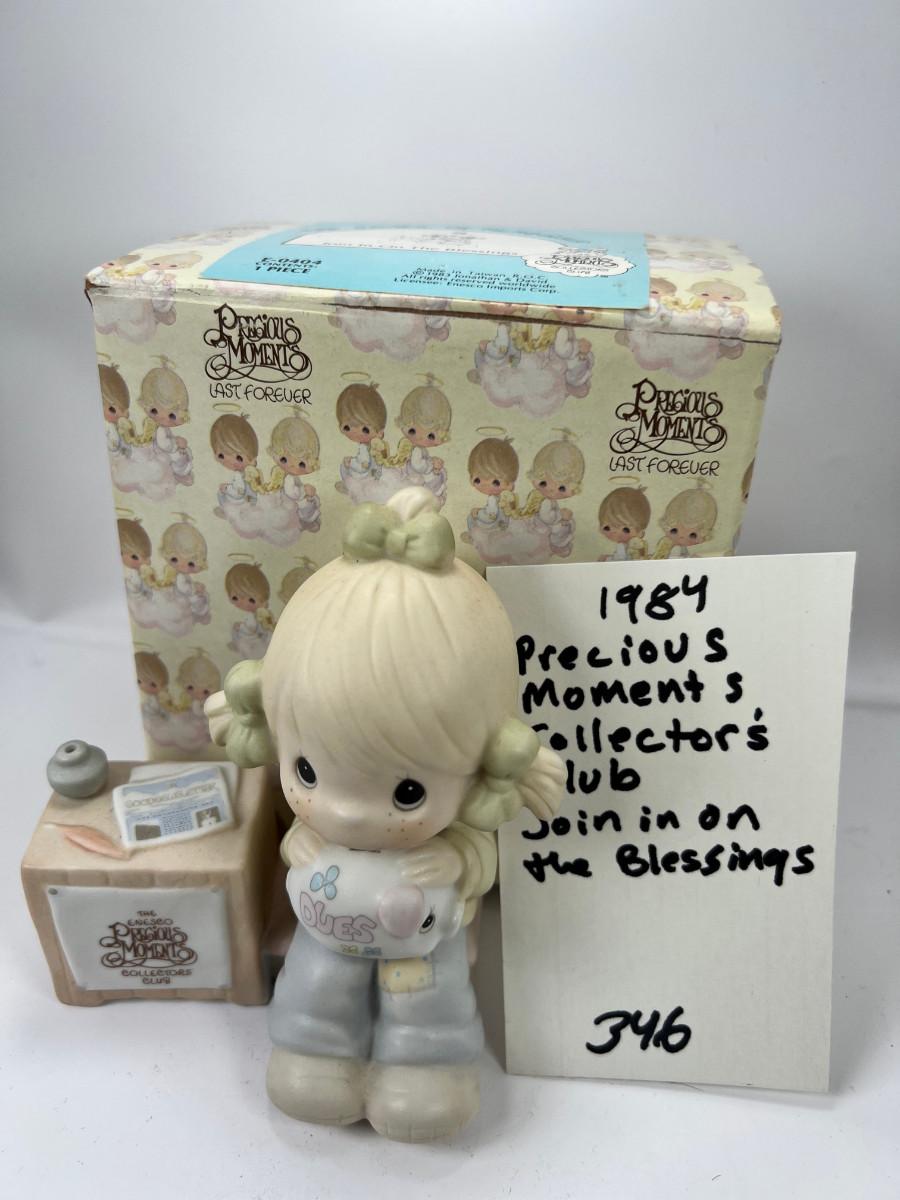 Precious Moments Collector club figurine 