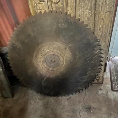 Antique Circular Timber Saw