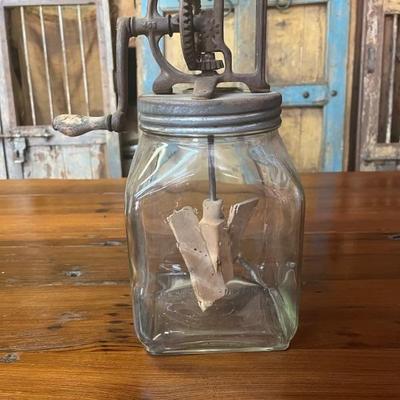 Antique Daisy Butter Churn