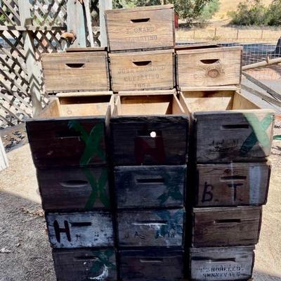 Vintage Fruit Boxes