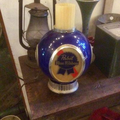 Vintage Pabst Blue Ribbon Bar Light