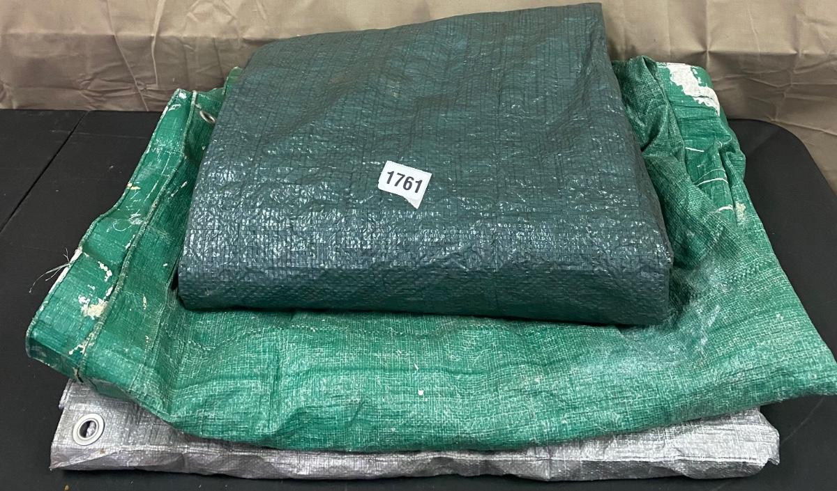 3 Used Tarps