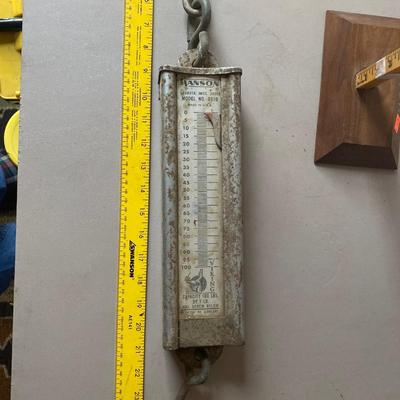 Vintage Hansen, hanging scale