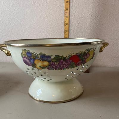11 piece cornucopia enamel on steel kitchen set