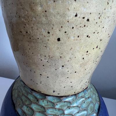 JCR Designs Pottery Purple Iris Vase - Local Asheville pottery (LR-RG)