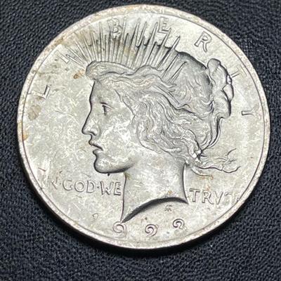 1922 Peace Dollar - Silver Dollar - 90%