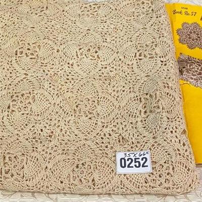 Handmade Table Cloth 35â€x66â€