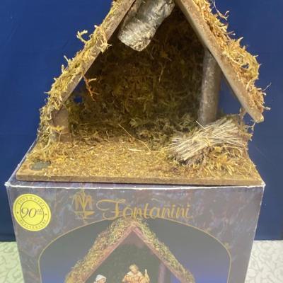 Fontanini Nativity Barn- Just the Barn