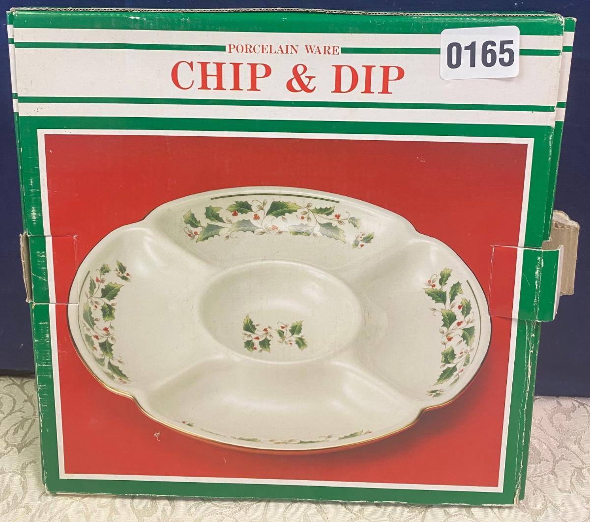 Holiday Chip n Dip Tray