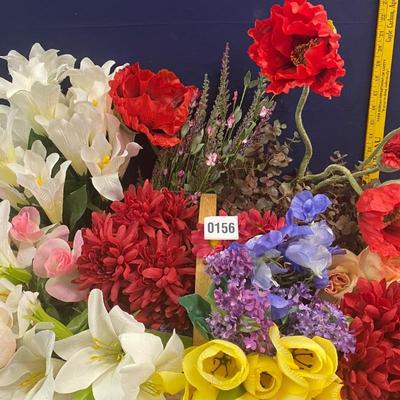 Basket of  Artificial  Flowers