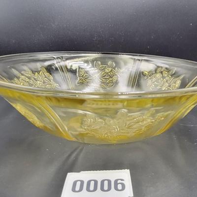 (Sharon) Cabbage Rose Federal Glass