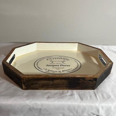 Pair of Wooden Serving Trays (K-MG)