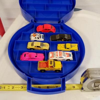 LOT 93  OLD KIDS CAR CARRIER WITH CARS