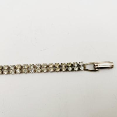 ANTIQUE GLASS RHINESTONE DESIGNED BRACELET