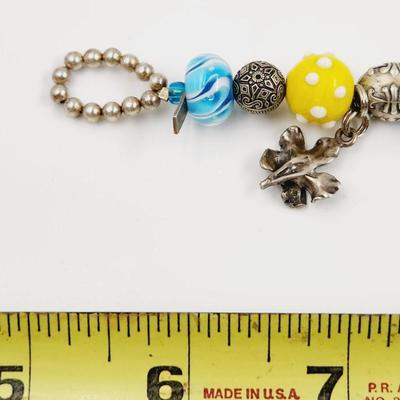 BEDAZZLED GLASS DESIGNED STRETCHY BRACELET