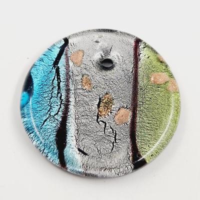 ARTISTIC GLASS MULTI COLORED PENDANT
